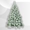 4 Ft Snow Flocked Artificial Christmas Tree with Hinged Branches and Metal Stand